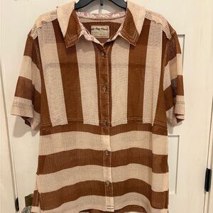 NWOT We The Free Del Mar Cabana Shirt Size Small